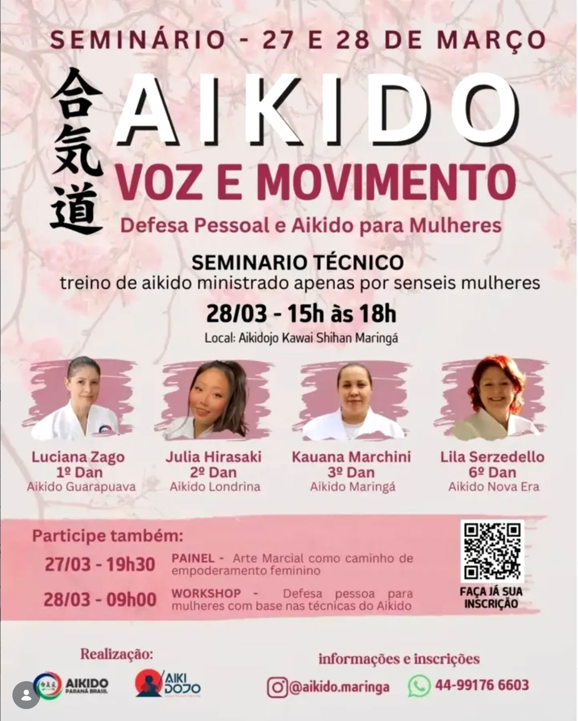 Semin&aacute;rio de Aikido em Maring&aacute;